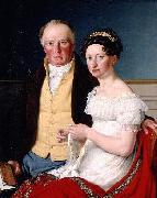 Greve Preben Bille-Brahe og hans anden hustru Johanne Caroline, fodt Falbe